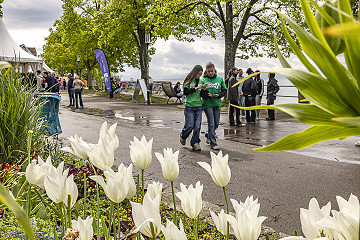 Trotz des kurzen Regenschauers ein voller Erfolg: Explore Science in Friedrichshafen.